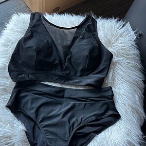 SHEIN Black Bikini Set